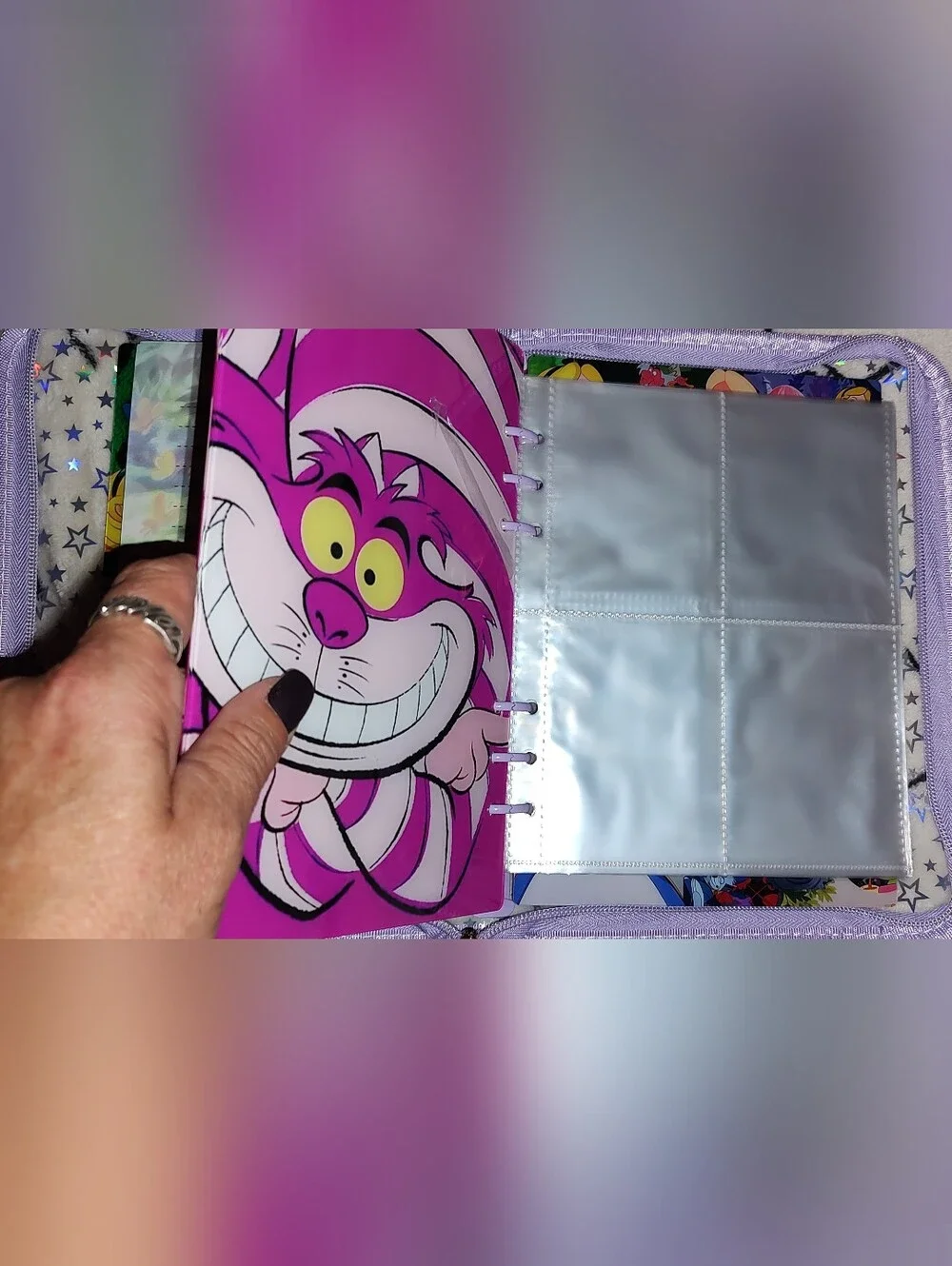 New! A5 Alice In Wonderland Acrylic Shaker Notebook